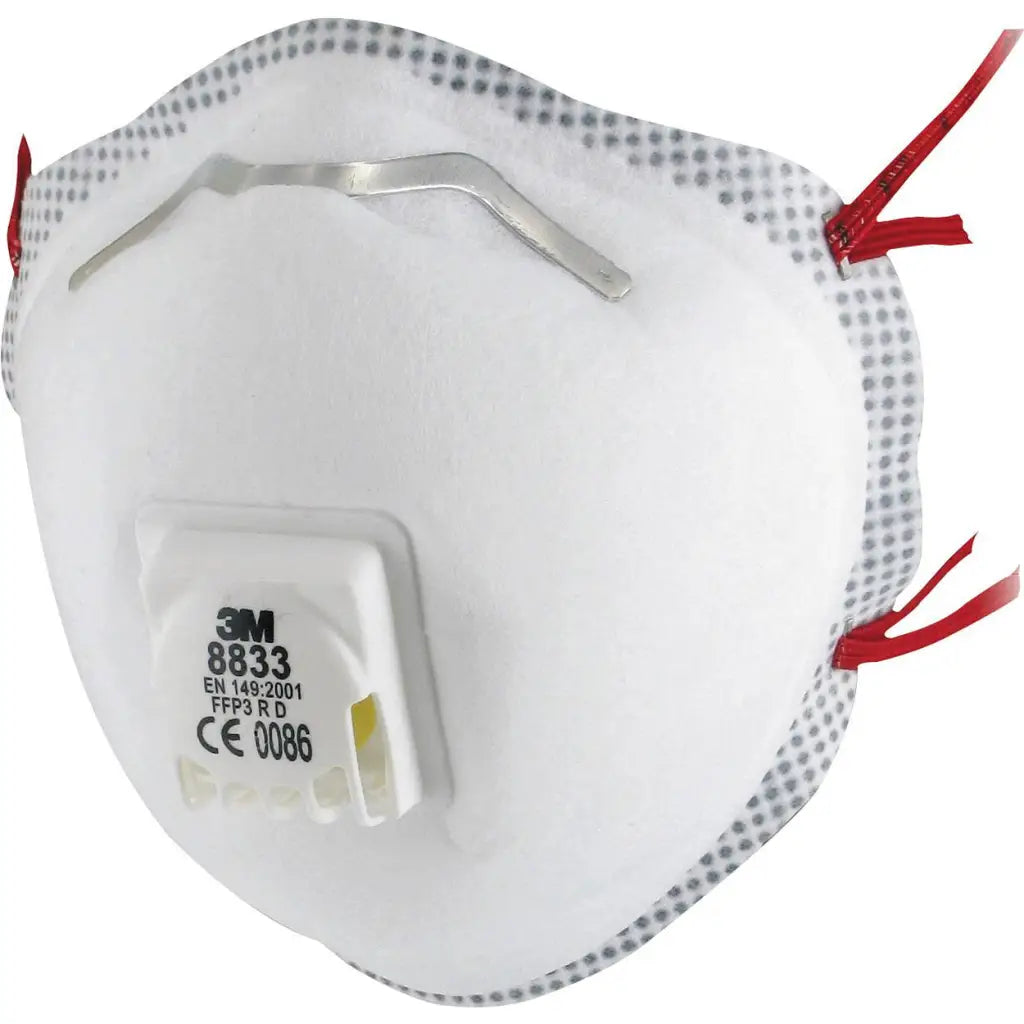 3M 8833 stofmasker FFP3 R D met uitademventiel