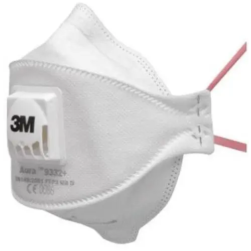 3M Aura 9332 + S stofmasker FFP3 NR D met uitademventiel (5 stuks)