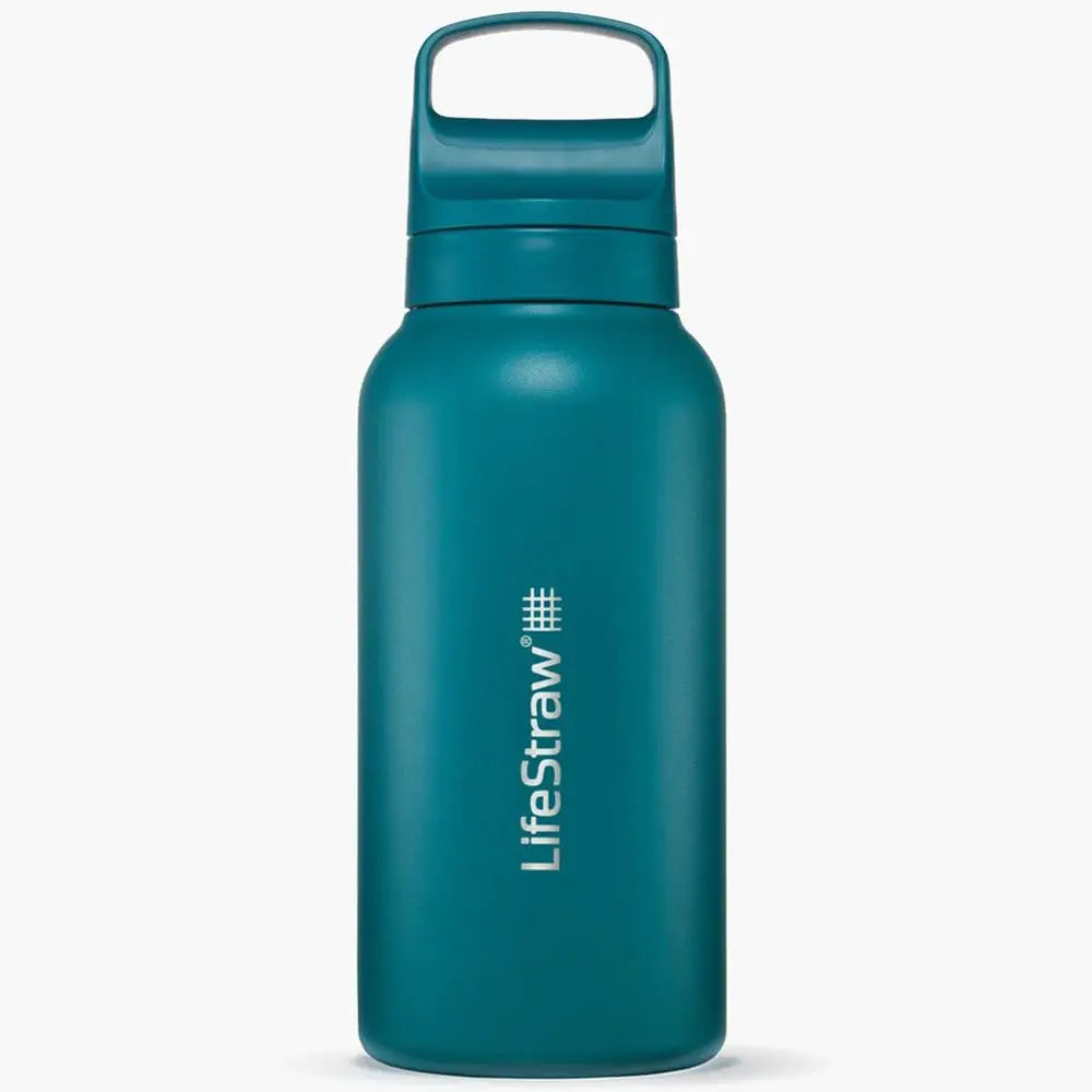 LifeStraw Go 2.0 Stainless waterfilter / drinkfles 700ml - Laguna Teal (blauw)