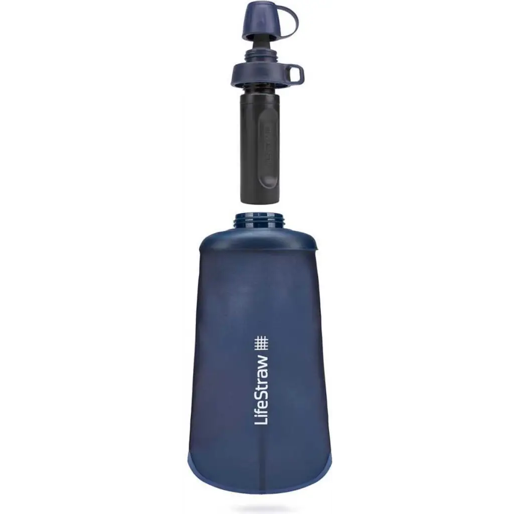 Lifestraw Peak Series Collapsible Squeeze Bottle 650ml drinkfles met waterfilter