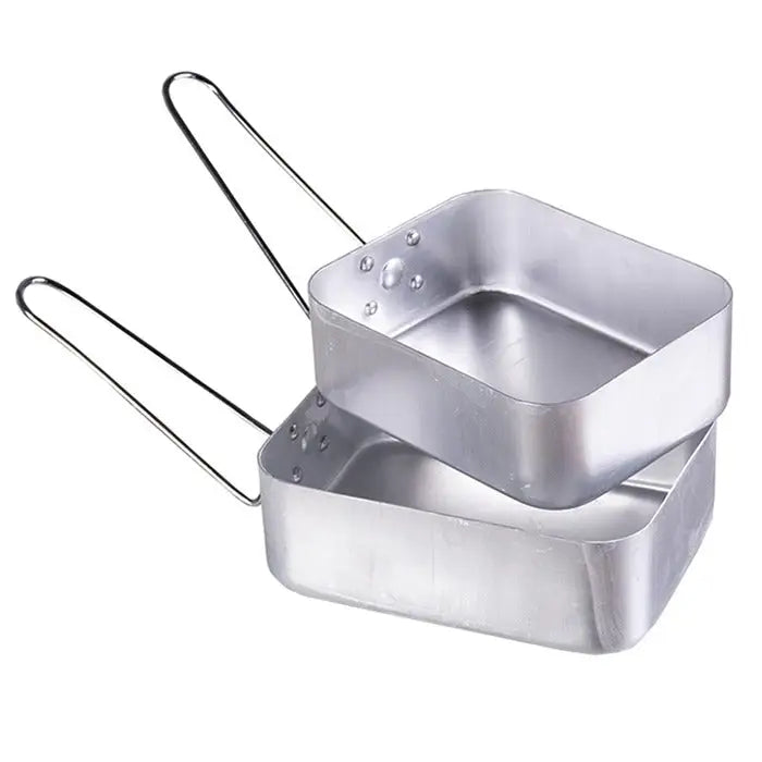 Mess Tin set / pannenset geanodiseerd aluminium