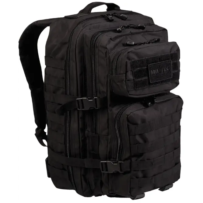 Mil-Tec U.S. Assault Backpack / rugzak - large - Zwart