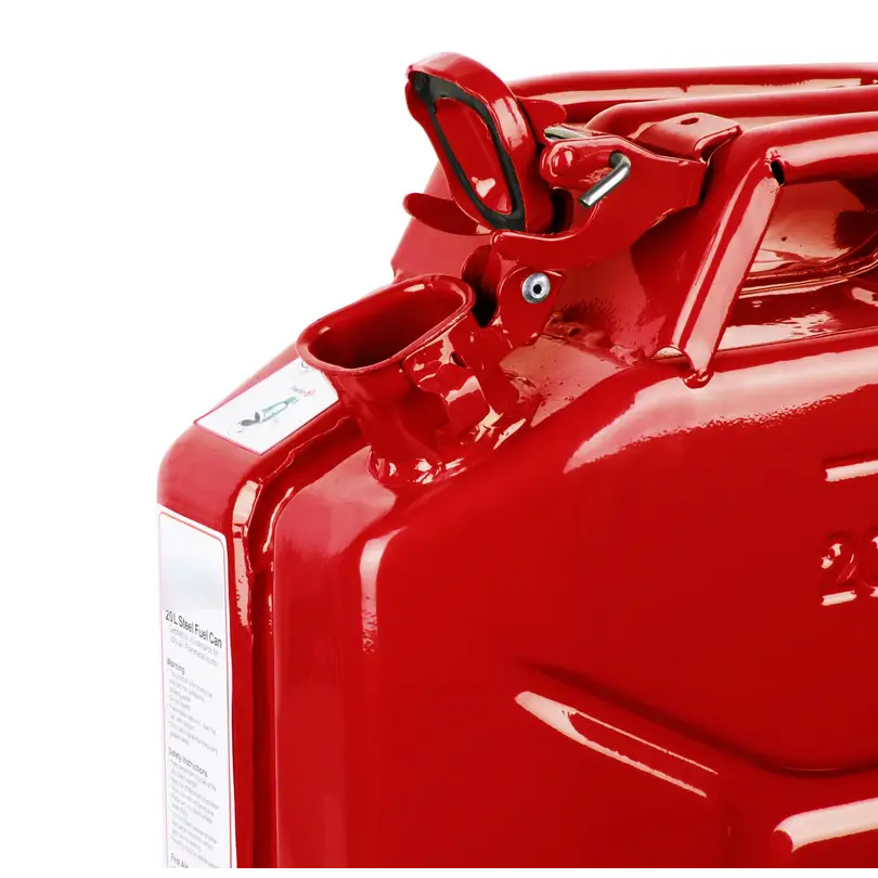 Stalen brandstof jerrycan 20 liter