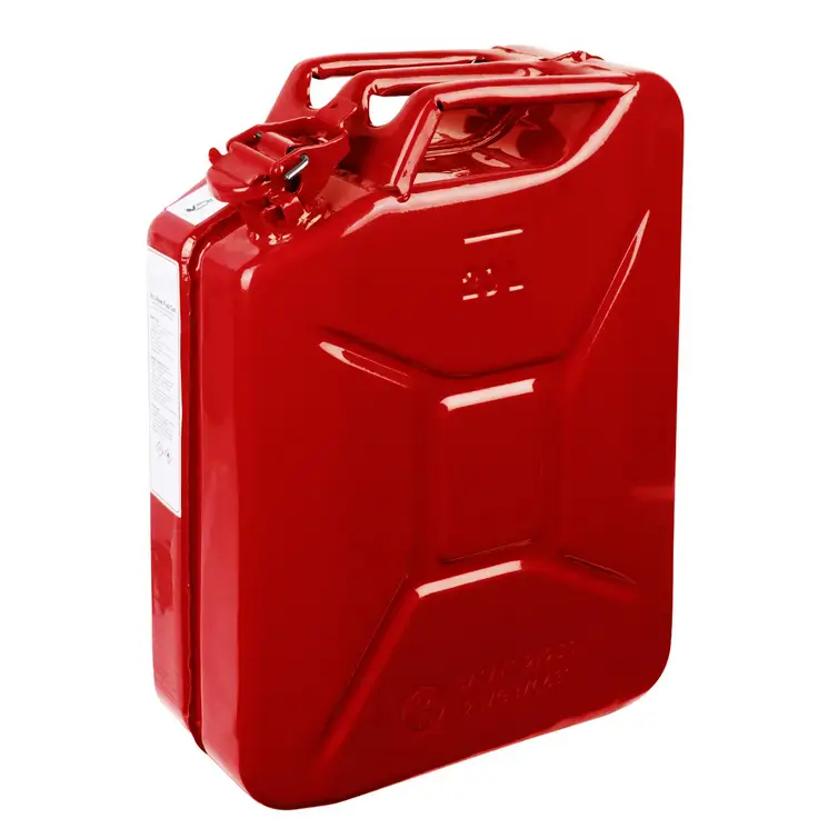 Stalen brandstof jerrycan 20 liter