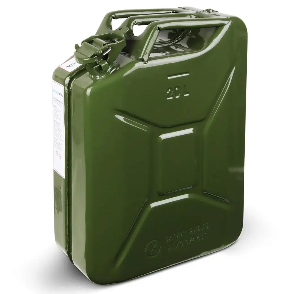 Stalen brandstof jerrycan 20 liter