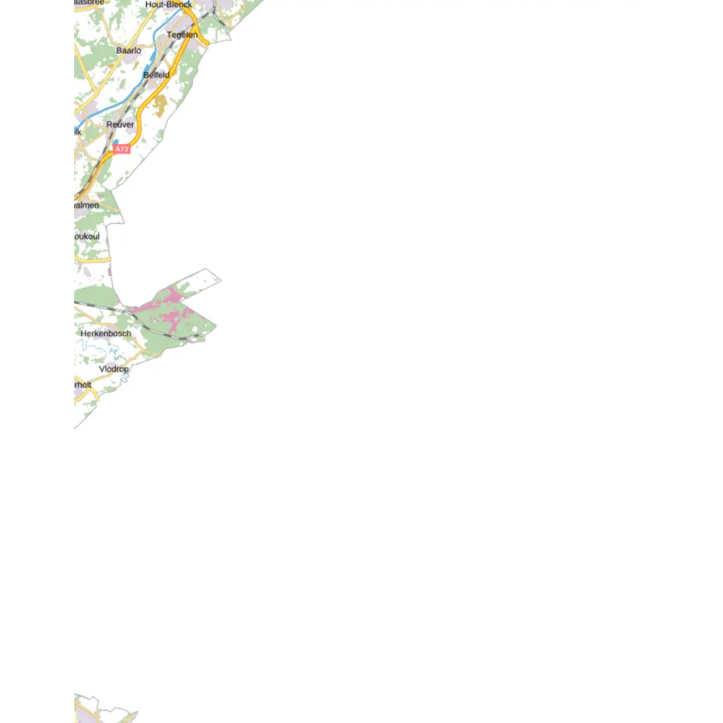 Topografische kaart 1:100.000 - 33 Vlodrop kaarten