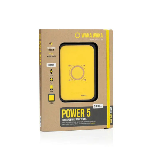 WakaWaka Power 5 - Geel