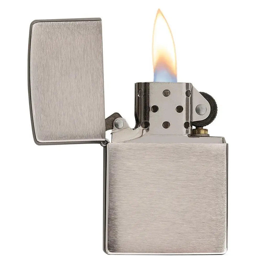 Zippo Brushed Chrome benzine aansteker