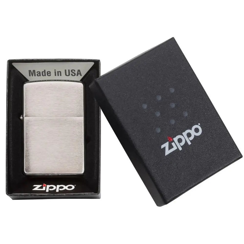 Zippo Brushed Chrome benzine aansteker